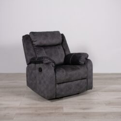 Sonet - Domino Reclining Chairs - Gray
