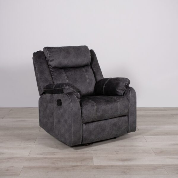 Sonet - Domino Reclining Chairs - Gray