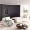 Light Oversized Modular Sectional Sofa Set - Beige - Image 7