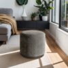 Oval Accent Ottoman - Brown - Image 2