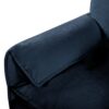 Oversized Recliner Chair With Movable Ottoman, Soft Chenille Upholstered Indoor Lounge Chair, Diy Combination - Blue - Image 18