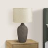 Lighting, Table Lamp, Ceramic, Resin, Contemporary - Gray - Image 4