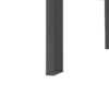 Modern Tempered Glass Tea Table, End Square Table For Living Room (Set of 2) - Black - Image 8