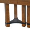 Topmax - 7 Piece Rustic Extendable Dining Table Set With Removable Leaf, 2 Arm Chairs And 4 Armless Chairs - Brown - Image 11