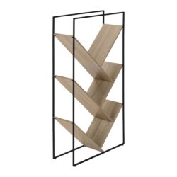 Bookshelf, Bookcase, Etagere, 3 Tier, Office, Contemporary & Modern - Taupe