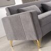 Aesthetic Sofas For Living Room, 3 Seater Couch With Classic Modern Appeal And Luxurious Soft Comfort - Gray - Image 10