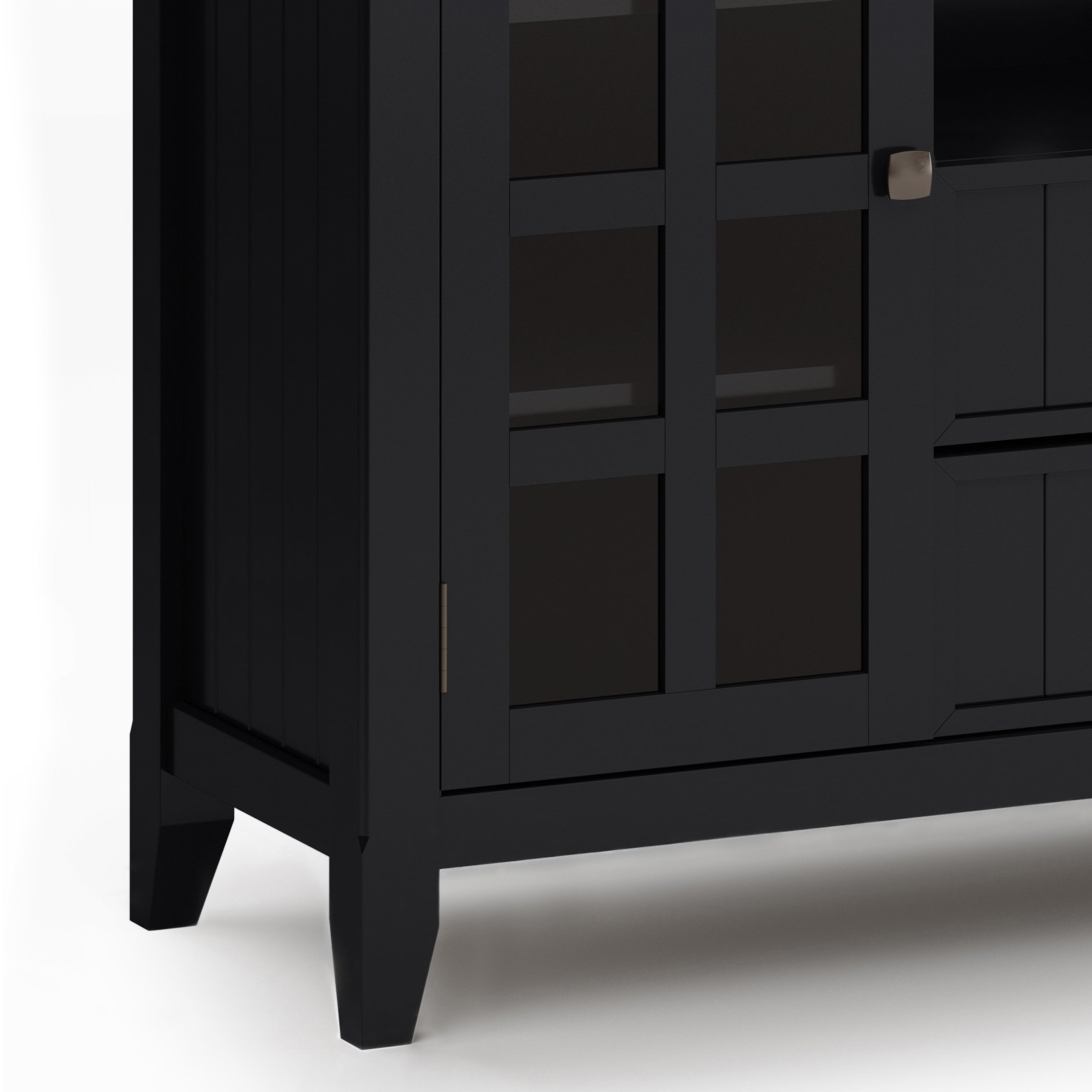 Acadian - Tall TV Media Stand - Black - Image 4