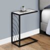 Accent Table, C - Shaped, Versatile Use - White - Image 10