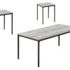 Table Set, Coffee, End, Laminate, Contemporary, Modern (Set of 3) - Gray - Image 14