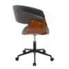 Vintage Mod - Mid-Century Modern Office Chair - Charcoal - Image 2