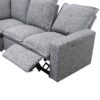 Power Recliner Chair Home Theater Seating Soft Chair With USB Port For Living Room, Bedroom, Theater Room - Gray - Image 14