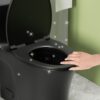 1 Piece Toilet With Dual Flush And Soft Closing Seat - Matte Black - Image 9