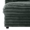 Oversized Double Chaise Lounge Sofa Bed Cloud Couch Upholstered Sleeper Sofa Daybed With 2 Supportive Pillows, USB Ports And Cup Holders - Dark Gray - Image 18