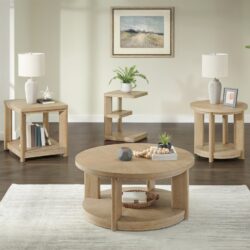 Clove - End Table - Tan