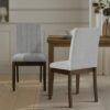 Back Dining Chair (Set of 2) - Light Gray - Image 9