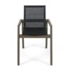 Belfast - Outdoor Dining Chair (Set of 2) With Mesh And Frame - Gray - Image 6