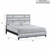 Glasgow - Queen Bed With Bold Accents - White - Image 5