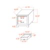 Soluto - King Bedroom Set Dark - Black / Gray - Image 4