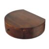 Lunar - 1 Drawer Floating Nightstand - Chestnut - Image 6