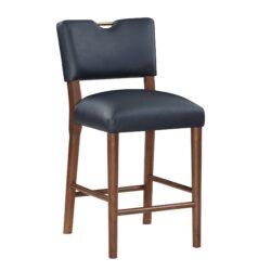 Bryson - Counter Height Stool With Handle - Dark Blue
