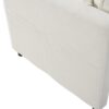 Oversized Recliner Chair With Movable Ottoman, Soft Chenille Upholstered Lounge Chair - Beige - Image 18