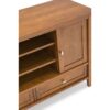 Warm Shaker - Handcrafted TV Media Stand - Light Golden Brown - Image 6