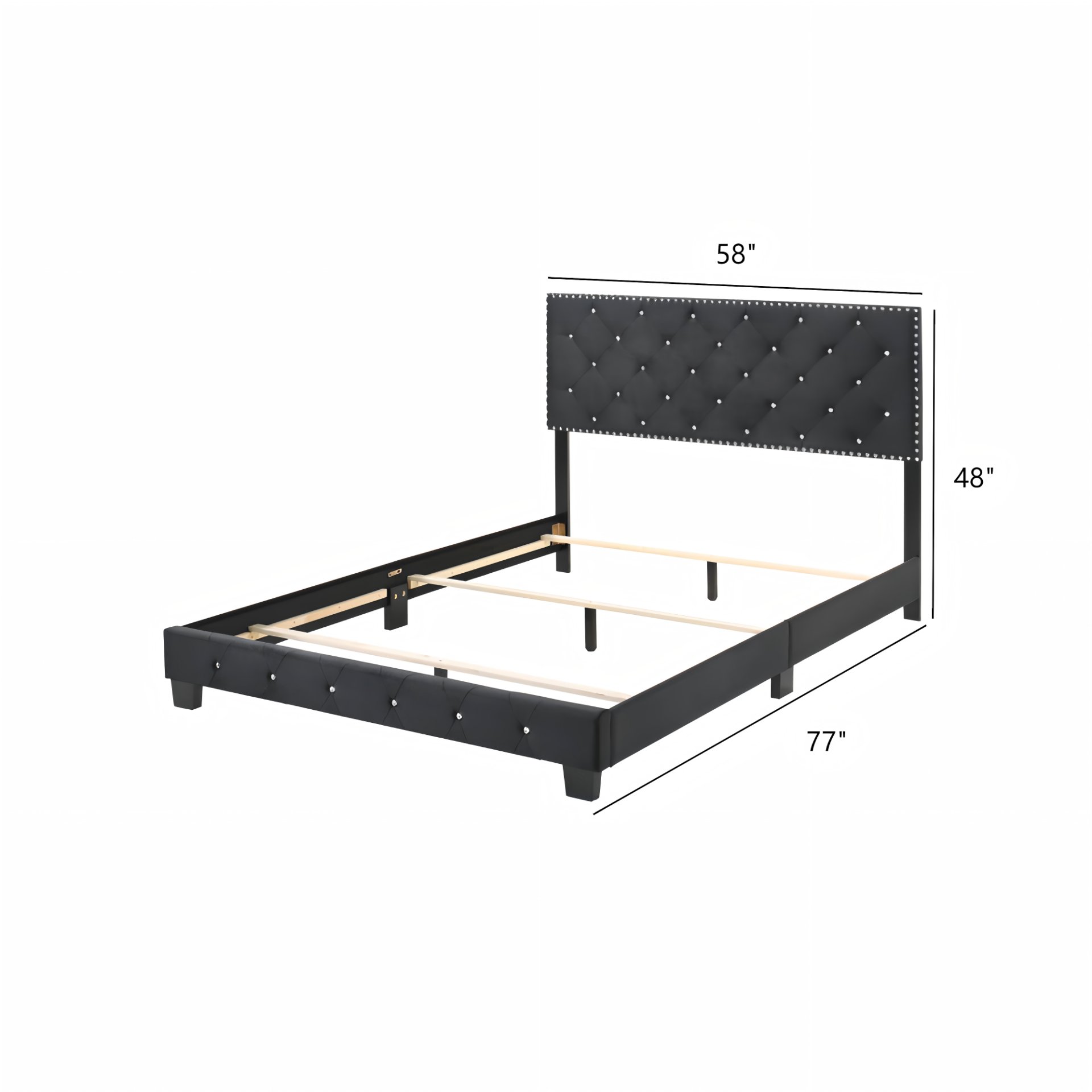 Suffolk - Full Bed - Black - Image 3