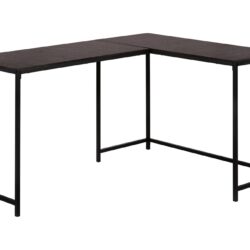 Computer Desk, Home Office, Corner, L Shape, Laptop, Contemporary & Modern - Espresso