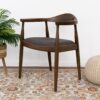 Kelly - Mid-Century Modern Dining Chair - Gray - Image 2