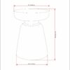 Robbie - Accent Table - Distressed White Wash - Image 8