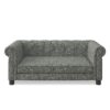 Modern Linen Fabric Elevated Pet Bed For Small And Medium Dogs - Light Gray - Image 9