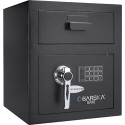 0 72 Cu Ft Keypad Depository Safe - Black
