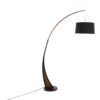 Noah - Mid-Century Modern Floor Lamp - Walnut - Image 3