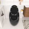 Egg Shape Toilet 1 Piece 1.28 Gpf Single Flush Ceramic - Black - Image 13