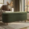Flip Top Storage Bench - Green - Image 9