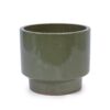 3 Pieces Ceramic Flowerpot, Planter For Patio, Garden Or Windowsills - Antique Light Green - Image 7