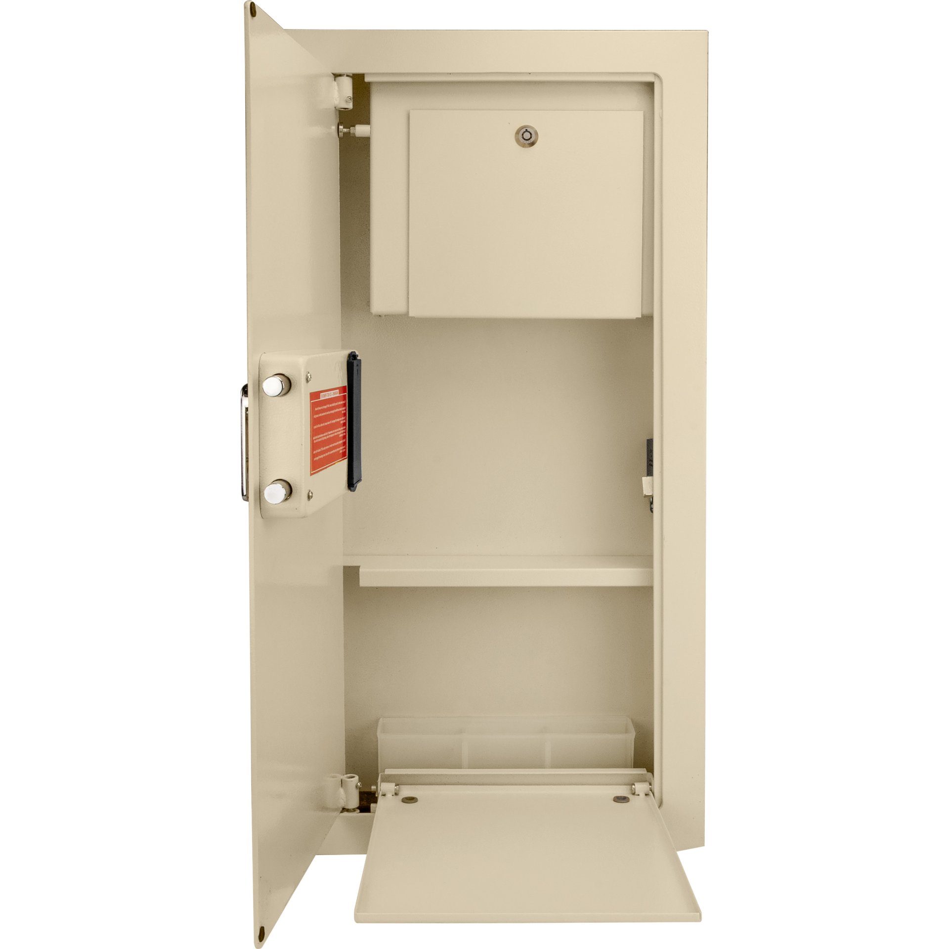 0.82 Cubic Ft Left Open Biometric Wall Safe - Image 6