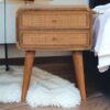 Close Knit 2 Drawer Nightstand - Oak - Image 2