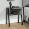 Accent Table Side, Contemporary & Modern - Gray - Image 9