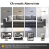 Plush Corduroy 4 Seat Sofa, Modern Comfy Upholstered Sofa Cloud Couch, Deep Seat Couches With Soft Pillows And Movable Ottoman, Convertible Sofa Lounge Chair - Gray - Image 10