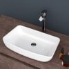 Rectangular Vessel Bathroom Sink - White - Image 2
