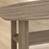 Table Set, Coffee, End, Side, Accent For Living Room, Transitional (Set of 3) - Taupe - Image 2