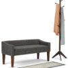 Parris - Upholstered Bench - Dark Gray - Image 8