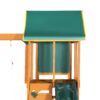 Outdoor Swing Set 3 In 1 With Slide, 2 Swings, And Climber - Green - Image 19