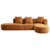 Orby - Sectional Sofa Right Facing - Cognac - Image 7