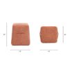 Clyde - Tapered Square Upholstered Ottoman - Spice Orange - Image 9