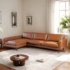 Garland - Left Sectional Sofa - Cognac - Image 5