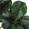 47" Tall, Artificial Plant, Fiddle Tree, Indoor, Fake, Floor, Greenery, Potted, Real Touch, Decorative - Green / Black - Image 3