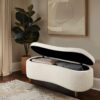 Flip Top Storage Bench - Cream - Image 10