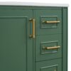 30" Bathroom Vanity Set With Soft Close Doors And Handles - Green - Image 19